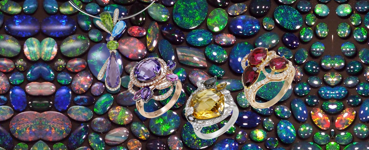 أحدث صيحة في موضة صيف 2021.. مجوهرات مرصعة بحجر الأوبال الفاخر