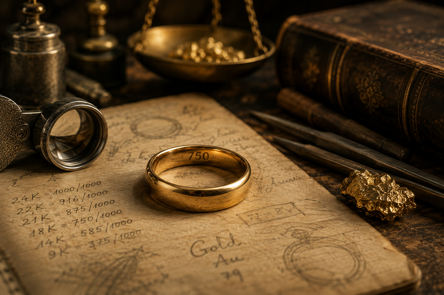 عيارات الذهب